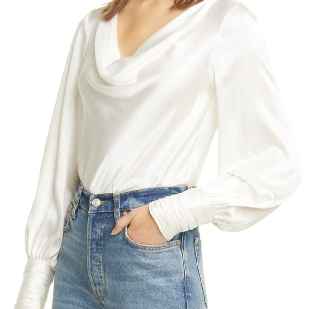 Cinq à Sept White Blouse